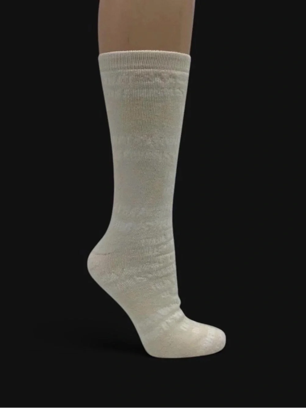 THAT'S A AWFUL LOT OF COUGH SYRUP CREAM/WHITE SOCKS ONE SIZE NEW UNRE